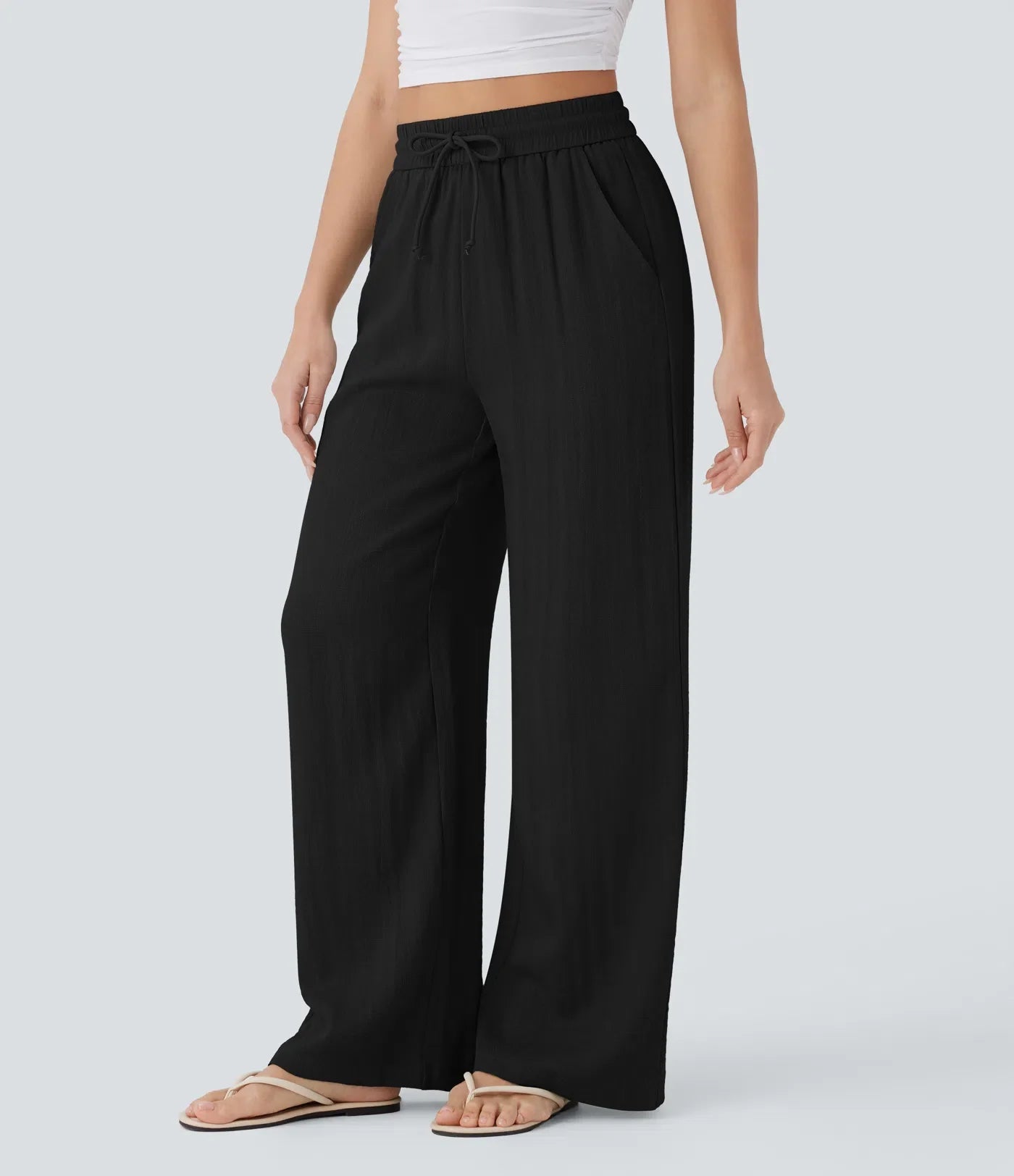 Brigitte | Pantalon en lin confortable et léger avec jambes élégantes