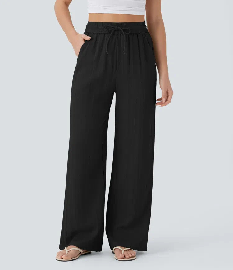 Brigitte | Pantalon en lin confortable et léger avec jambes élégantes