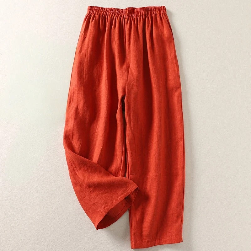 Lilou pantalon en lin | léger, naturel et élégant