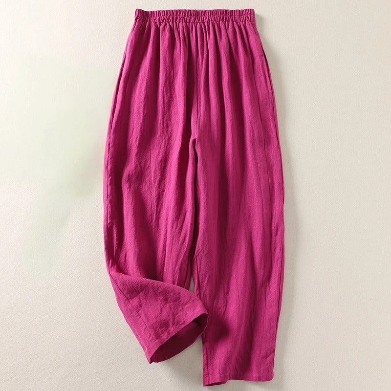 Lilou pantalon en lin | léger, naturel et élégant