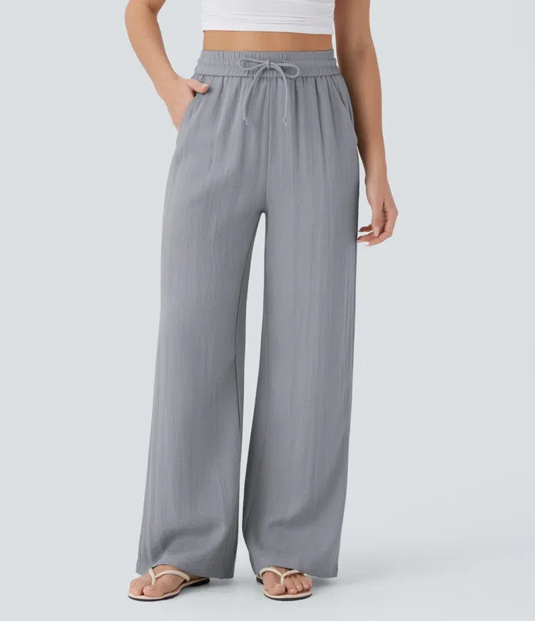 Brigitte | Pantalon en lin confortable et léger avec jambes élégantes