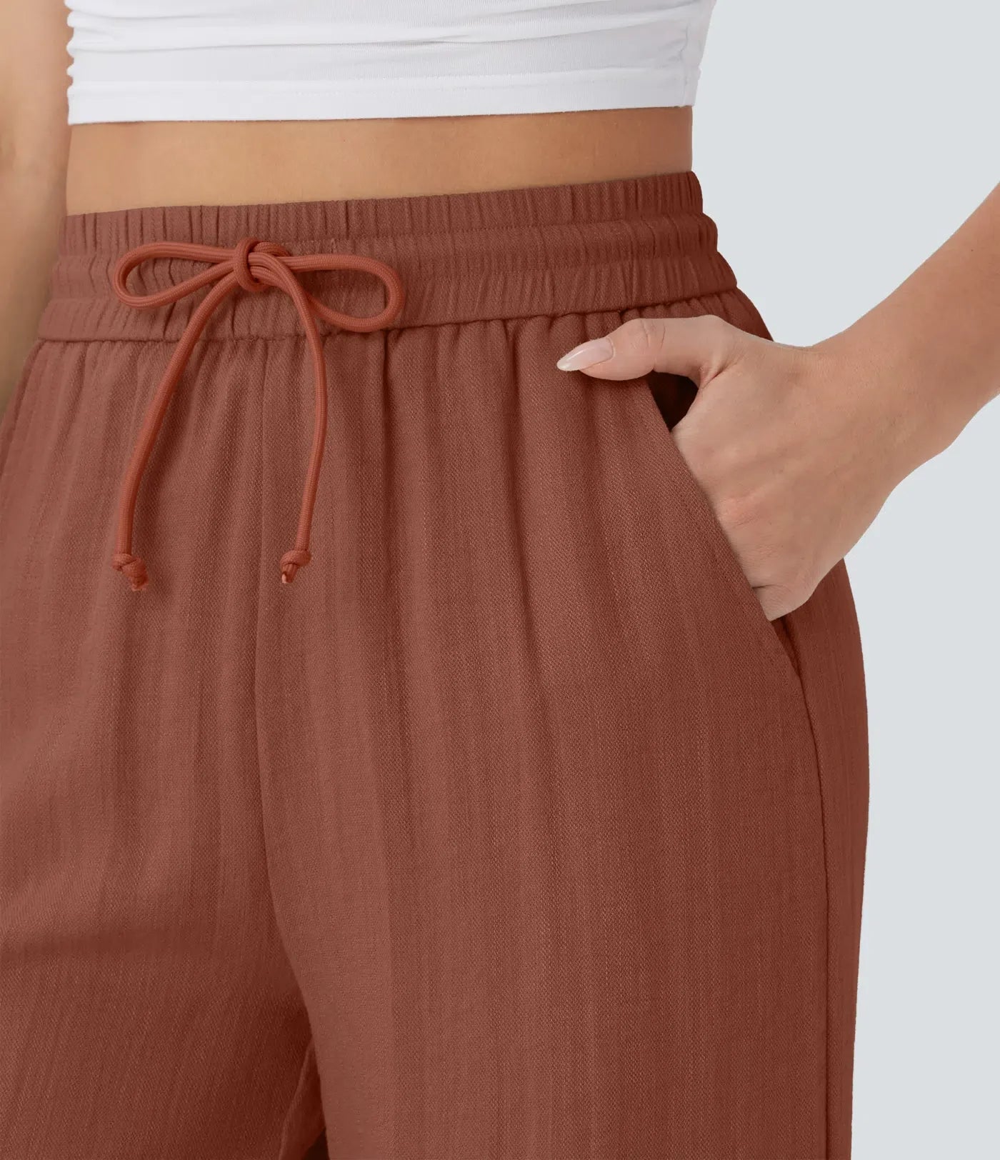 Brigitte | Pantalon en lin confortable et léger avec jambes élégantes