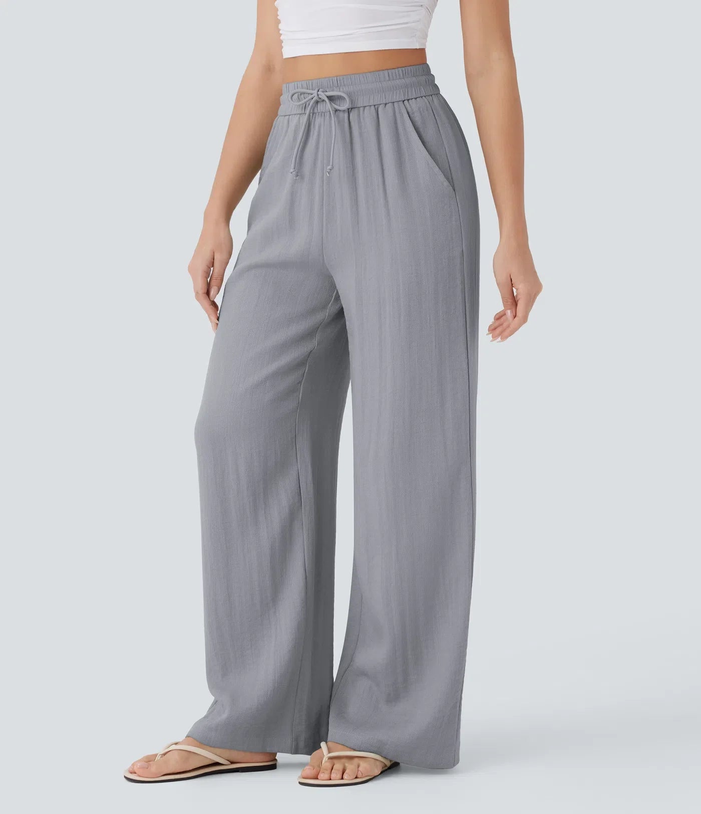 Brigitte | Pantalon en lin confortable et léger avec jambes élégantes