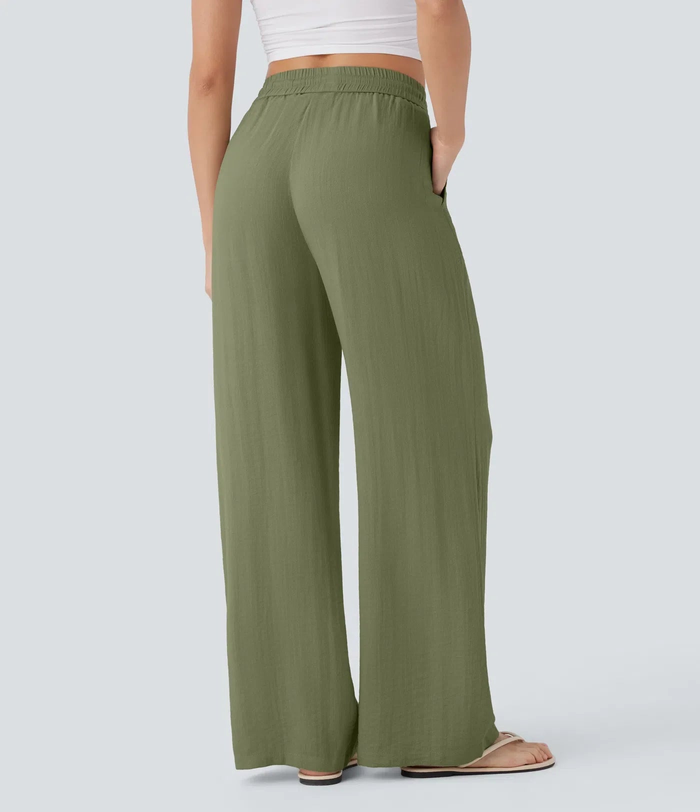 Brigitte | Pantalon en lin confortable et léger avec jambes élégantes