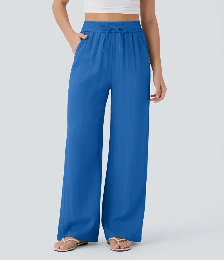 Brigitte | Pantalon en lin confortable et léger avec jambes élégantes