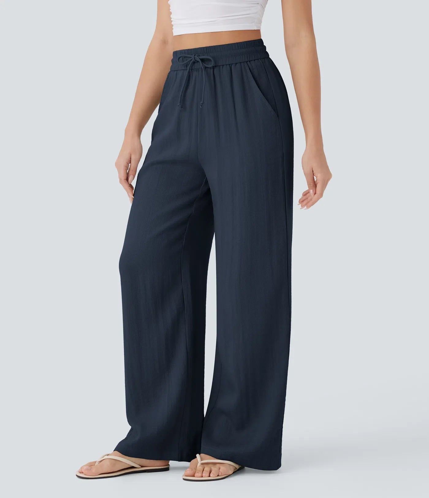 Brigitte | Pantalon en lin confortable et léger avec jambes élégantes