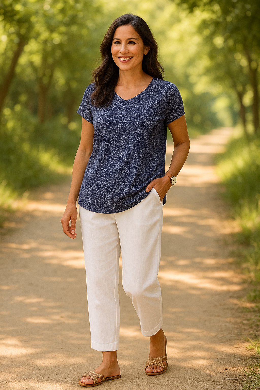 Léa | Pantalon d'Été Légère