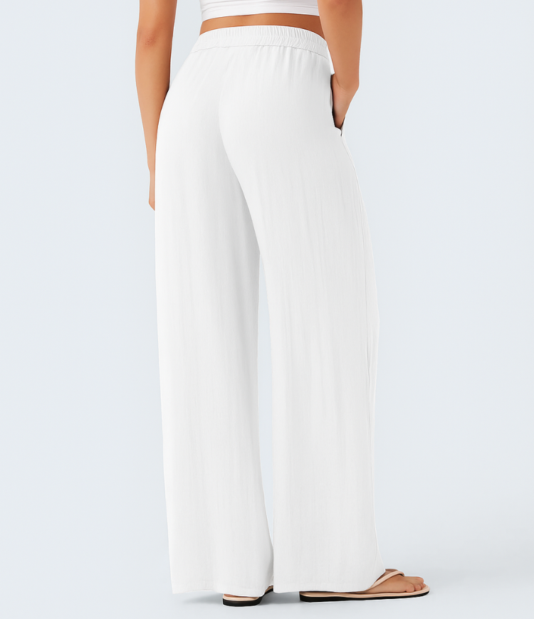 Brigitte | Pantalon en lin confortable et léger avec jambes élégantes