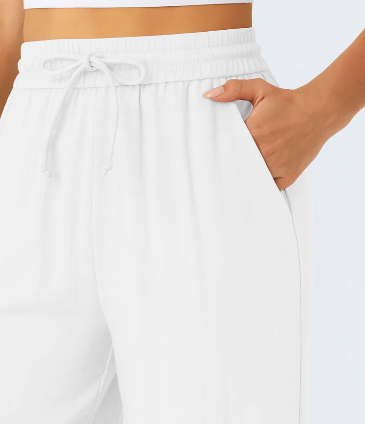 Brigitte | Pantalon en lin confortable et léger avec jambes élégantes