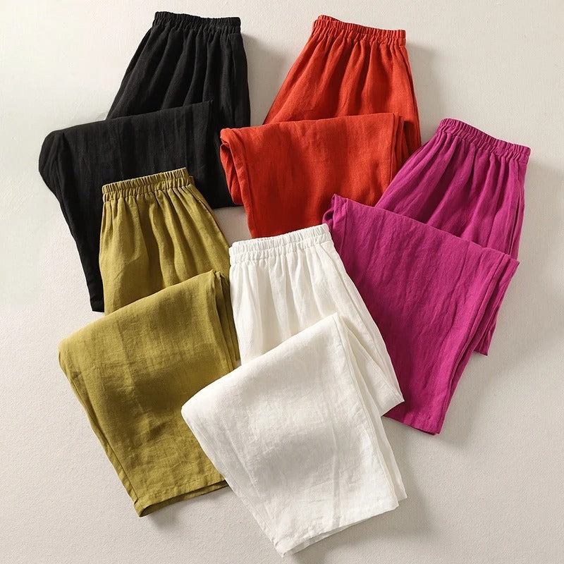 Lilou pantalon en lin | léger, naturel et élégant