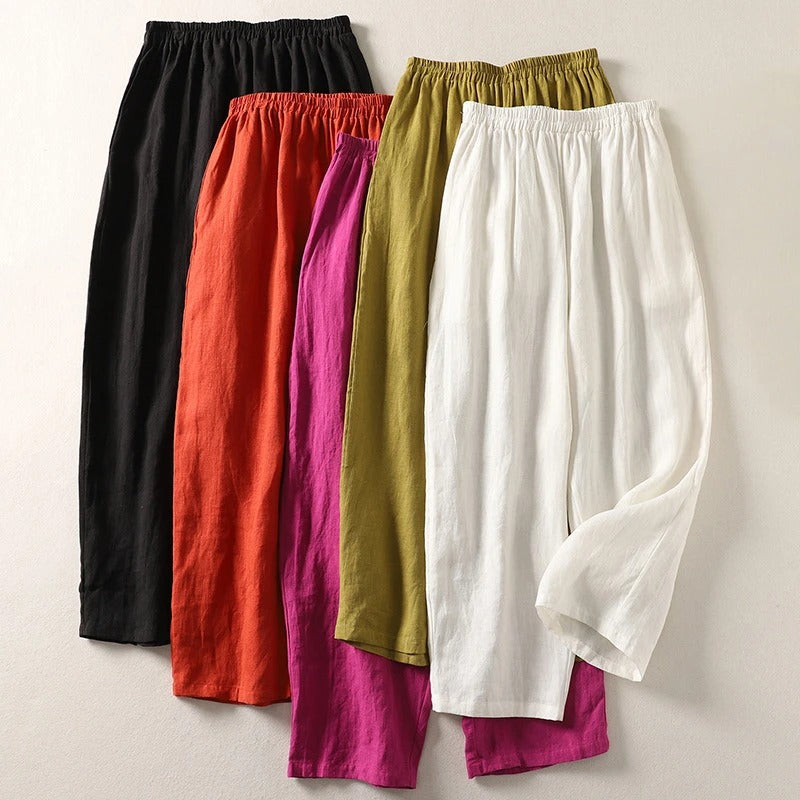 Lilou pantalon en lin | léger, naturel et élégant