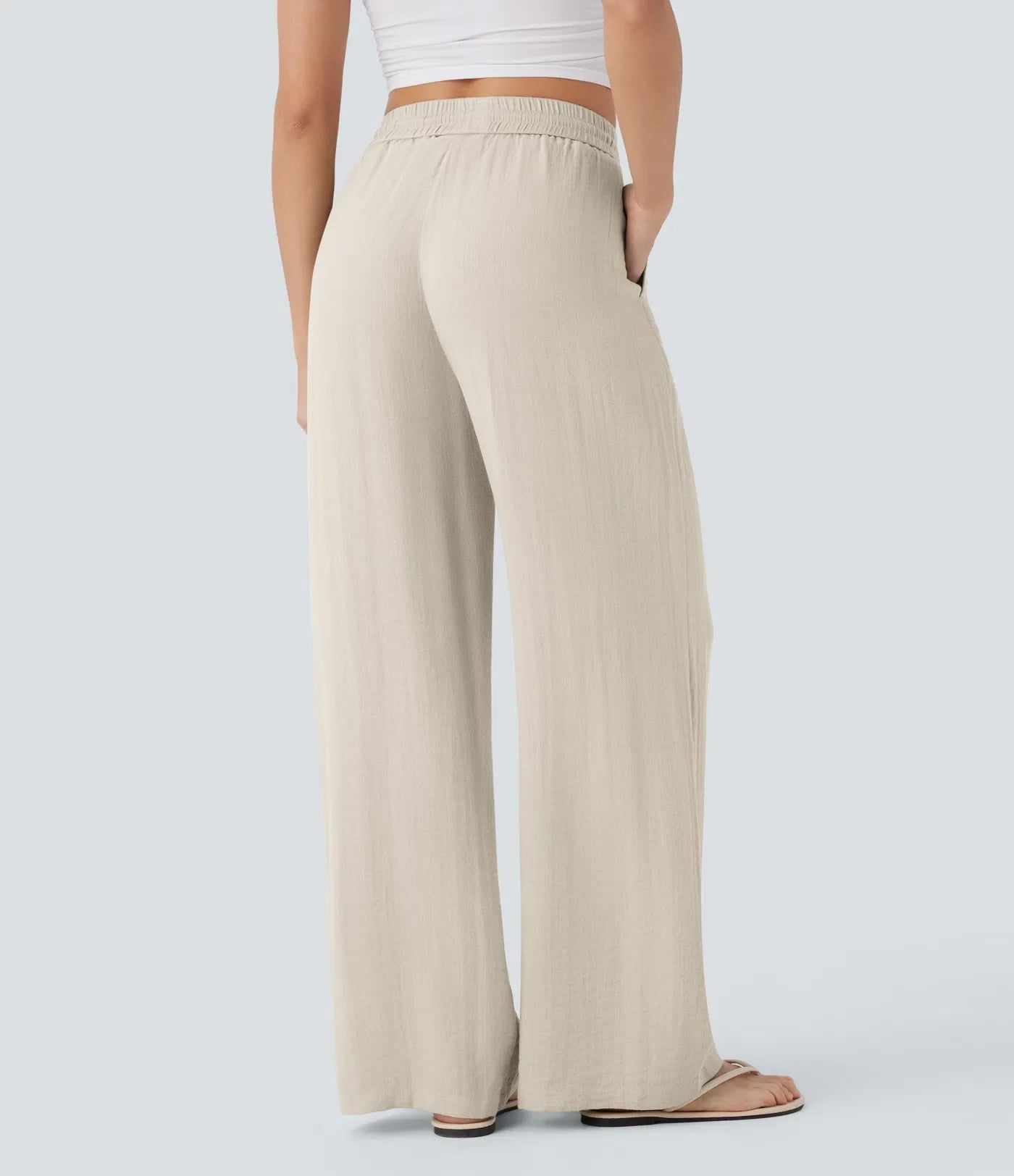 Brigitte | Pantalon en lin confortable et léger avec jambes élégantes